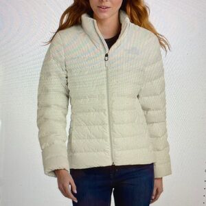 The North Face Women's Down Hybrid Jacket Vintage White Puffer Jacket NWT Large